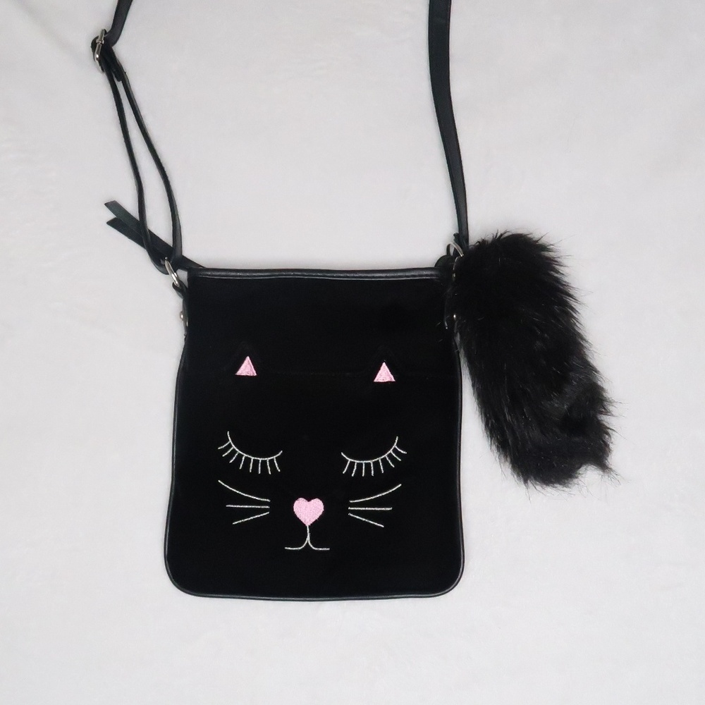 Black Cat Crossbody Bag